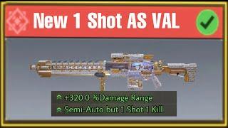 Turning AS VAL into NEW BEST SNIPER  1 SHOT 1 KILL 