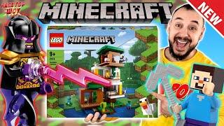 НОВЫЙ НАБОР ЛЕГО МАЙНКРАФТ ПАПА РОБ И СОВРЕМЕННЫЙ ДОМИК НА ДЕРЕВЕ LEGO MINECRAFT VS ЗЛОДЕИ НИНДЗЯГО