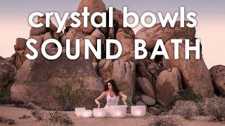 Crystal Bowls Sound Bath 2021  Sound Healing Vibration with Michelle Berc