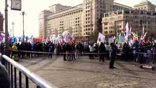 Антимайдан митинг в Москве  Antimaidan demonstration in Moscow Russia