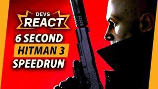 Hitman 3 Developers React to 6 SECOND Speedrun And More