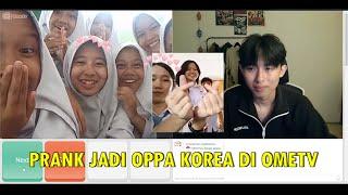 PRANK JADI OPPA KOREA DI OMETV - OMETV INDONESIA