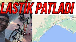 180 KM Bisiklet ile UZUN TUR - Lastikler PATLADI  - Bisiklet VLOG