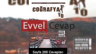 10. Sınıf Coğrafya Ders Kitabı Cevapları Meb Yayınları Sayfa 266