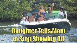 She Gets Mad Tells Her To Stop  Miami Boat Ramps  79th St