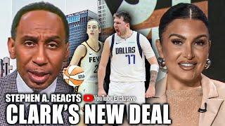 Stephen A. on Caitlin Clarks Wilson deal & Dallas teams  First Take YT Exclusive