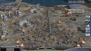 USA Laser - Command & Conquer Generals Zero Hour - 1 vs 7 HARD Gameplay