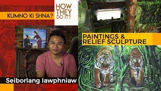 HOW THEY DO IT  SEIBORLANG IAWPHNIAW PAINTINGS AND RELIEF SCULPTURE