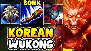THIS KOREAN WUKONG BUILD IS TAKING OVER TOP LANE MOST BROKEN CHAMP