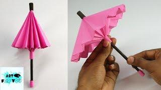 How To Make A Paper Umbrella ️  Umbrella That Open And Close  DIY Paper Umbrella