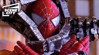 Spider-Man 2 Bank Fight Scene TOBEY MAGUIRE ALFRED MOLINA SCENE  With Captions