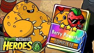 Plants vs. Zombies Heroes Gameplay - Spudow - Berry Powerful Strategy Deck