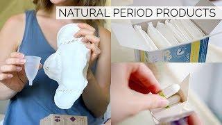 PERIOD PRODUCTS  5 natural & non-toxic alternatives