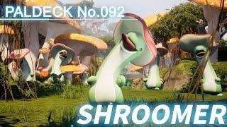 Paldeck  No.092 SHROOMER - Palworld  Gameplay  Pocketpair