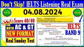 IELTS LISTENING PRACTICE TEST 2024 WITH ANSWERS  04.08.2024