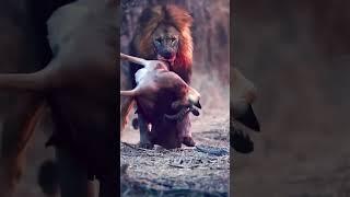 King of the jungle and his prey   #shortsvideo #shortsfeed #hunter #king