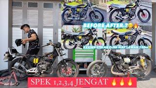 UBAH KONSEP RXKING ASBUN JADI RXKING OJEK  TAPI TENAGANYA GOKIL GIGI 1234 JENGAT 