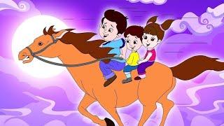 लकड़ी की काठी   Lakdi ki kathi   Popular Hindi Children Songs   Animated Songs by JingleToons480P