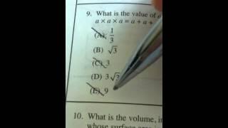 SAT Math The Ultimate Guessing Trick