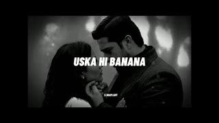 Uska Hi Banana   Slwoed + reverab  Anjali music l Lofi song l mind relax song l #Lofisong