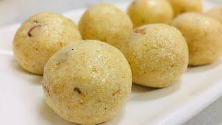 Rava Laddu with Condensed milkRava Laddu with MilkmaidSooji Laddu