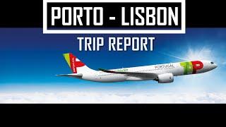 TRIP REPORT  TAP Air Portugal Economy Class  Airbus A320  Porto OPO - Lisbon LIS 