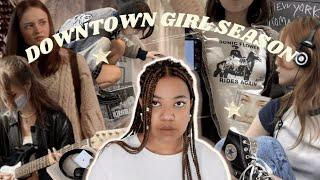 downtown girl aesthetic fashion history inspo + styling looks