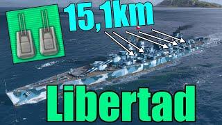 Libertad *NEW* BEST Secondary SHIP in WOWS ??? - first LOOK