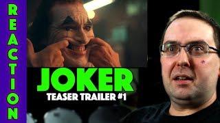 REACTION Joker Teaser Trailer #1 - Joaquin Phoenix DC Movie 2019