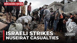 Israeli strike Gaza shelter 32 killed in attack on school in Nuseirat