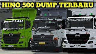 SHARE 3 MOD HINO 500 DUMP TRUCK TERBARU BUSSID  MOD BUSSID TERBARU 2024