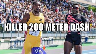 Noah Lyles Takes MASSIVE Win In Mens 200 Meter Dash  2024 New York Grand Prix