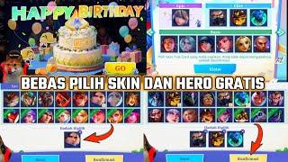 11 SKIN EPIC DAN HERO GRATIS PILIH SENDIRI CARA DAPAT HADIAH ULANG TAHUN DARI MOBILE LEGENDS