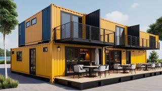 Cafe and Restaurant shipping container designs