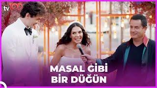 Ebru Şahin ve Cedi Osman’ın dillere destan düğünün çok özel videosu Acun Ilıcalı nikâh memuru