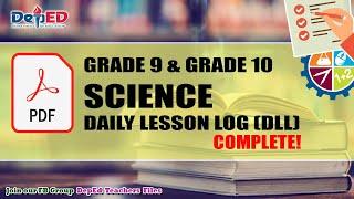 DAILY LESSON LOG In SCIENCE 9 and 10