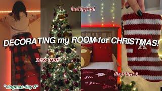 CHRISTMAS ROOM MAKEOVERdecorate with me haul + room tour