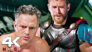 Thor Meets Bruce Banner Scene In Hindi - Thor Ragnarok 2017 Movie Clip HD