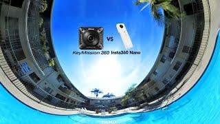 Nikon KeyMission 360 vs Insta360 Nano