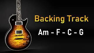 Rock Pop BACKING TRACK A Minor  Am F C G  70 BPM  Guitar Backing Track