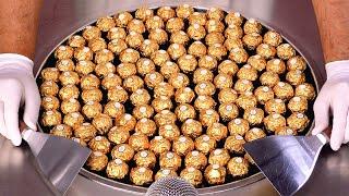 I Turn 100 Ferrero Rocher Into Ice Cream Rolls -30°C  ASMR