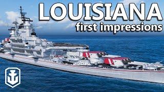 New Tier 10 Hybrid Battleship - Louisiana First Impressions