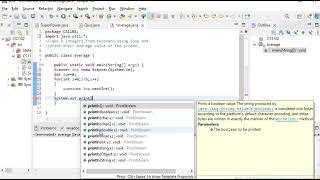 Java Program Take 5 integers from keyboard using loop and print their average value