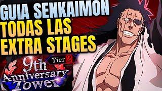 GUIA SENKAIMON TODAS LAS EXTRA STAGE TIER 2 Bleach Brave Souls