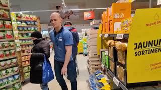 Grocery stores in Riga. Plavnieki. Lidl. По продуктовым магазинам Риги. Плявниеки Лидл.