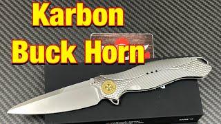 Karbon Buck Horn   Ken Onion design   And it’s incredible 