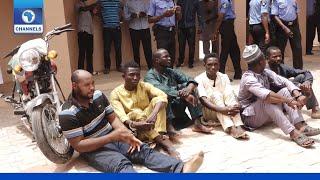 Insecurity Police Parades Six Suspected Criminals In Zamfara State