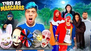 TIREI AS MÁSCARAS DOS MAIORES VILÕES DO YOUTUBE