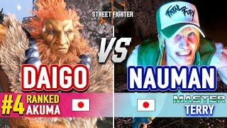 SF6  DAIGO #4 Ranked Akuma vs NAUMAN Terry  Street Fighter 6 High Level Gameplay