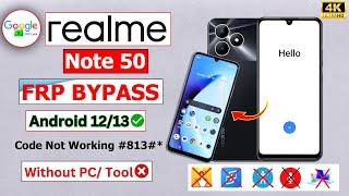 Realme Note 50 Frp Bypass 2024 Android 13 Without Pc  Realme Note 50 Rmx3834Google Account Bypass